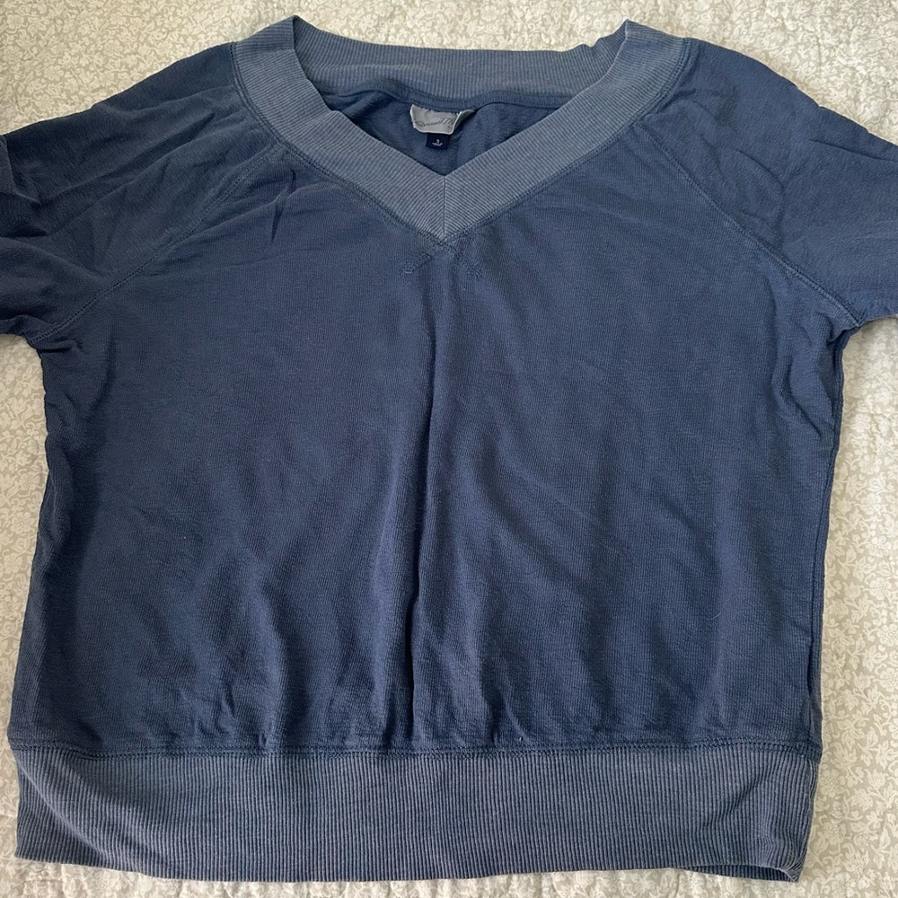 Women’s Blue V-Neck Shirt